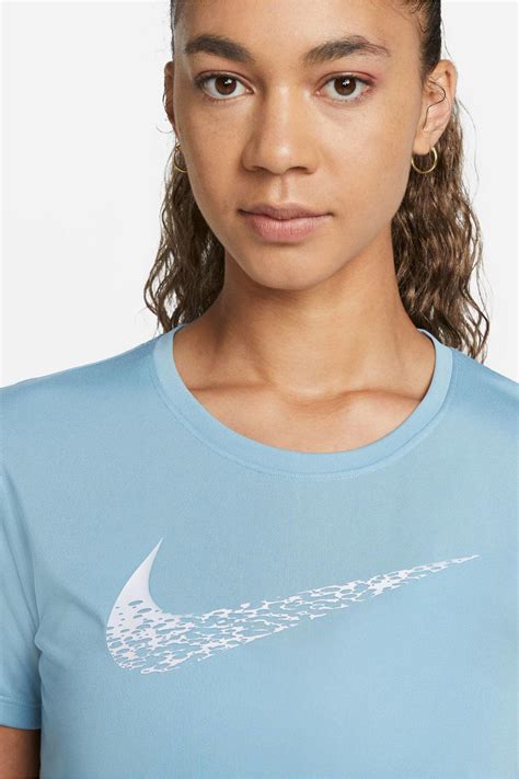 nike hardloopshirt blauw